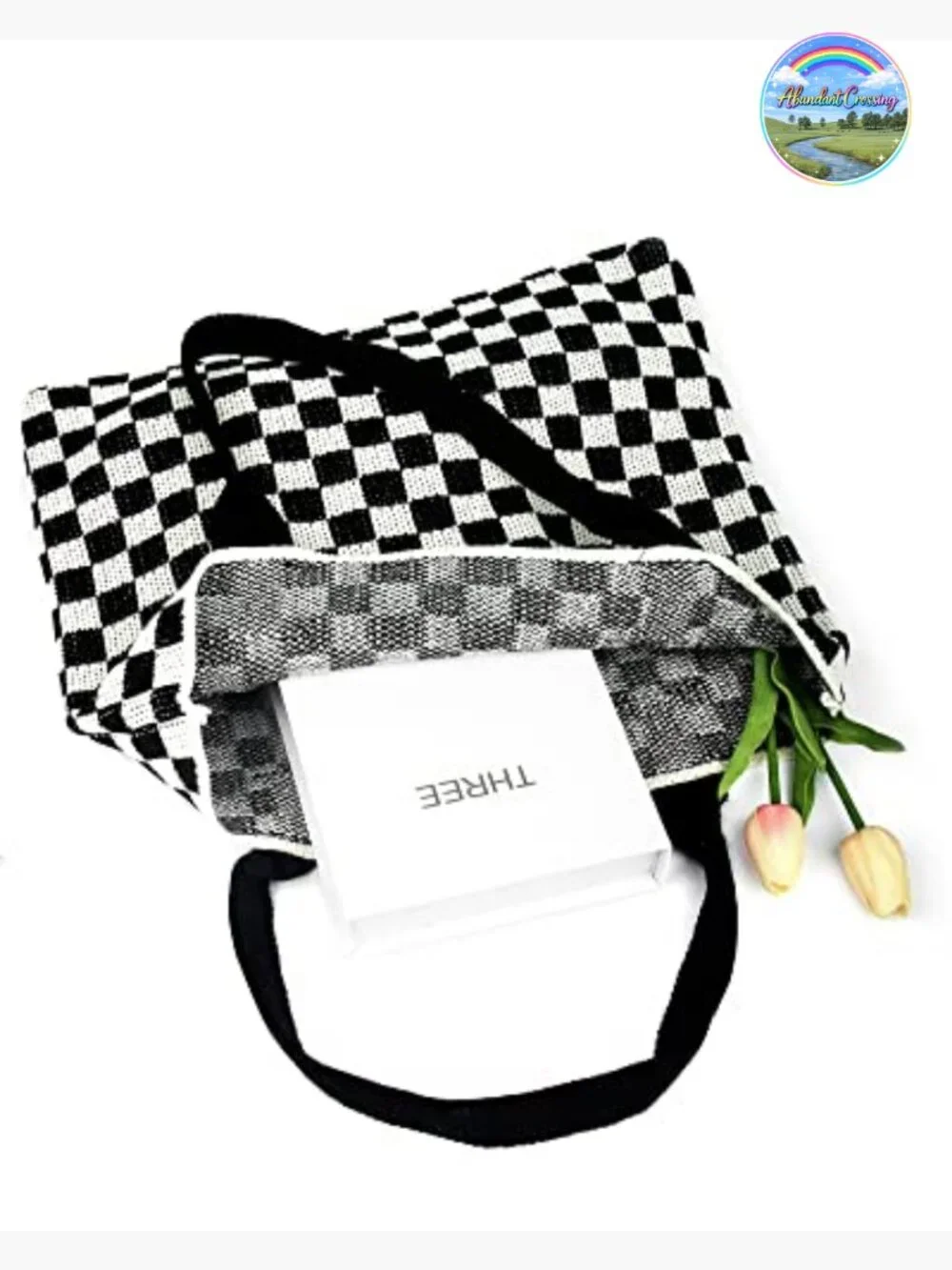 Large Crochet Tote Bag Summer Beach Hobo Knit Shoulder Bag with Pockets